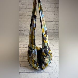 La Rue Multicolor Patchwork Hobo Bag. Boho. Coastal Cowgirl. Boho Chic.